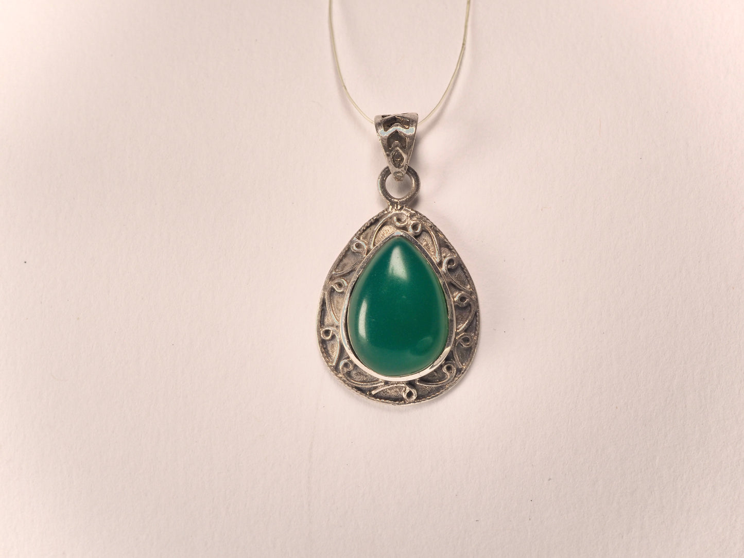 Pendant Groene Onyx