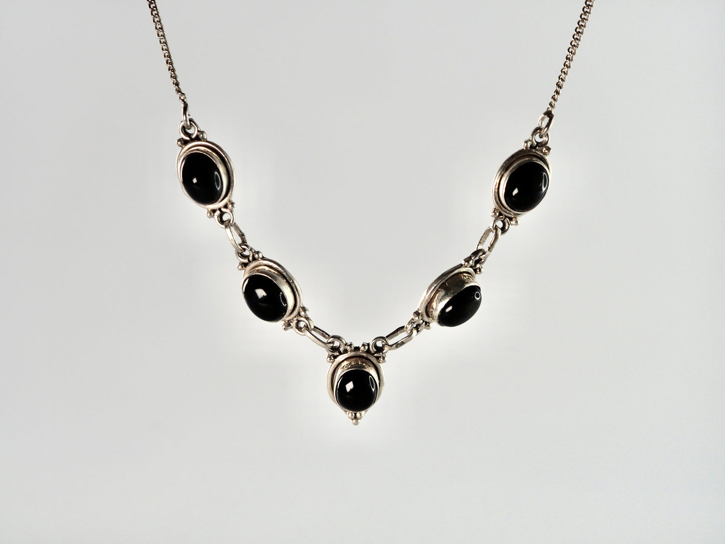 Onyx Necklace Silver 925