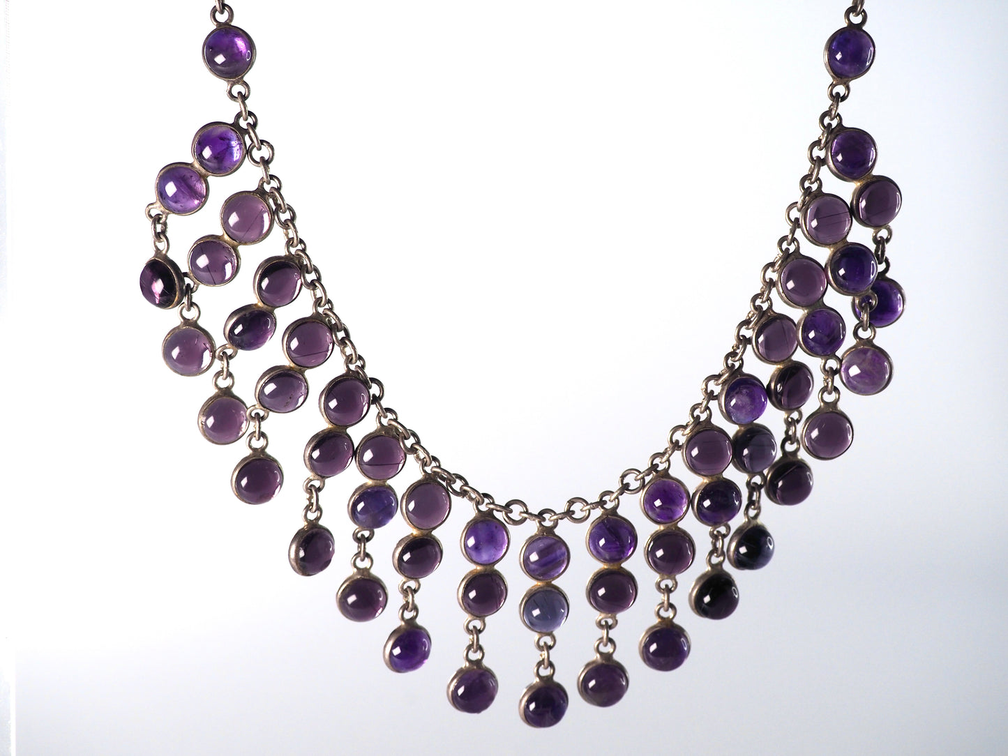 Amethist Necklace Silver 925