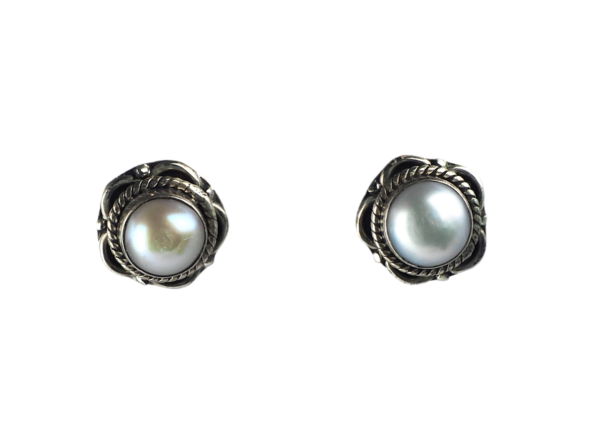 Pearl stud earring Silver 925