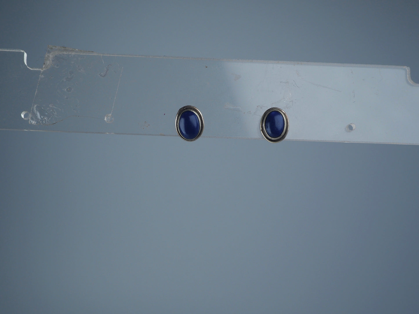 Lapis Lazuli stud earring Silver 925