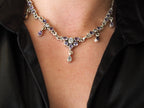 Amethist Necklace Silver 925