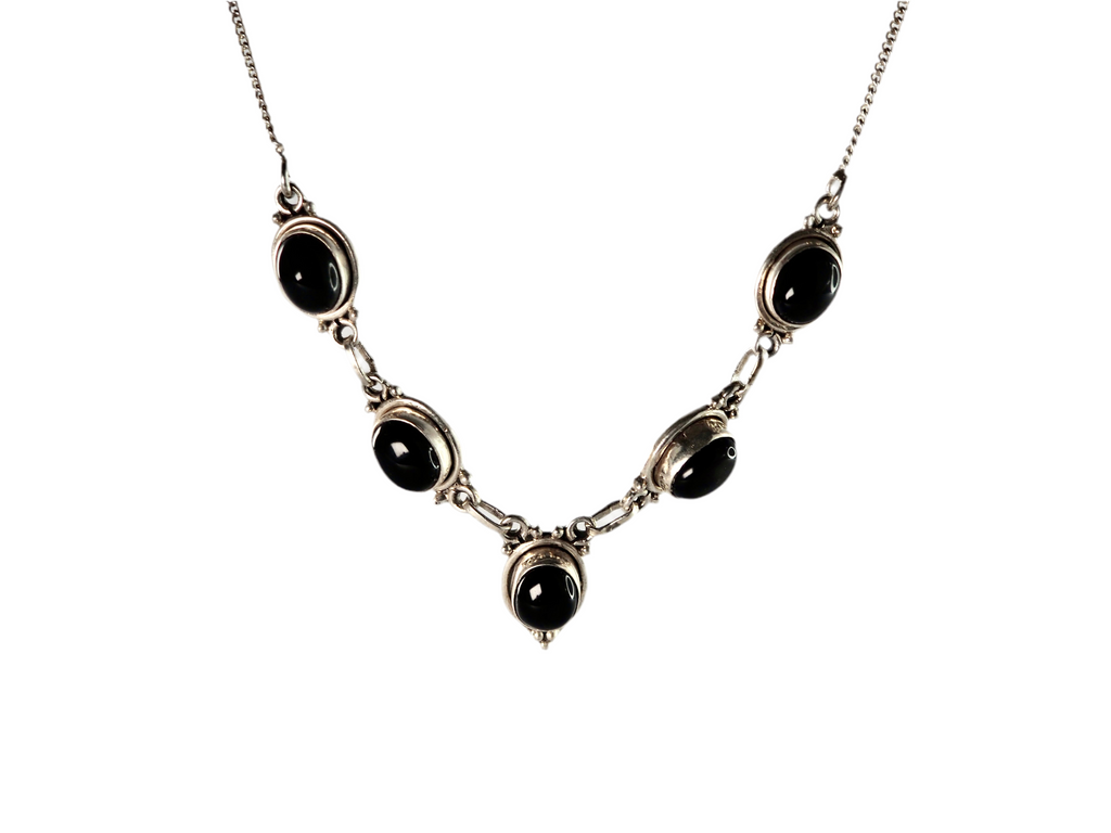 Onyx Necklace Silver 925