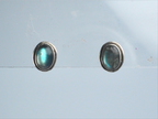 Labradorite stud earring Silver  925