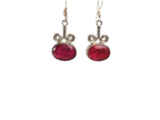 Ruby Earpiece 2 Silver 925