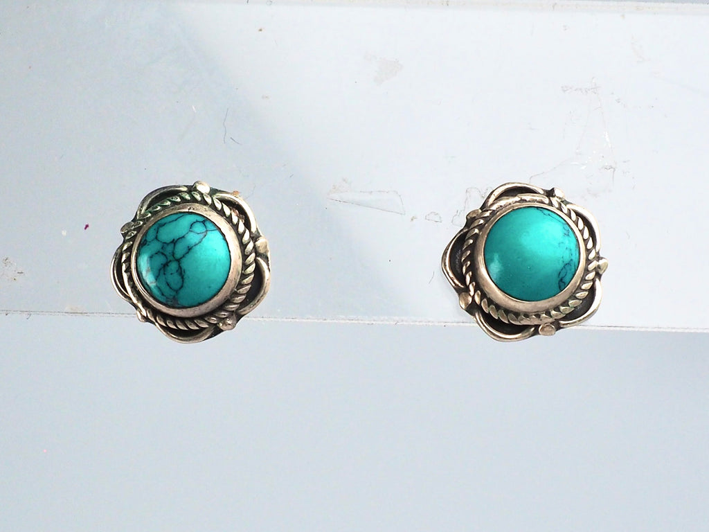 Turqoise stud earring Silver 925