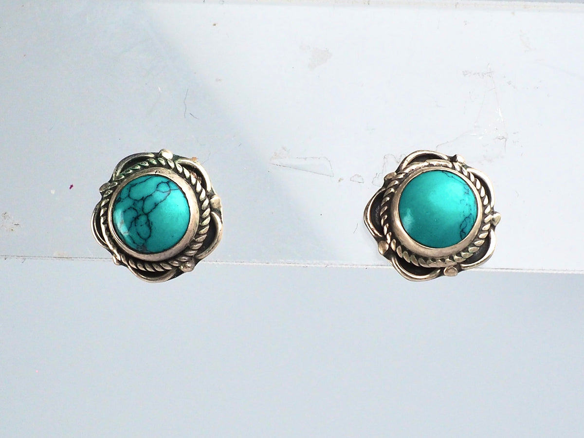 Turqoise stud earring Silver 925