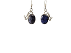 Blue Sapphire Earpiece Silver 925