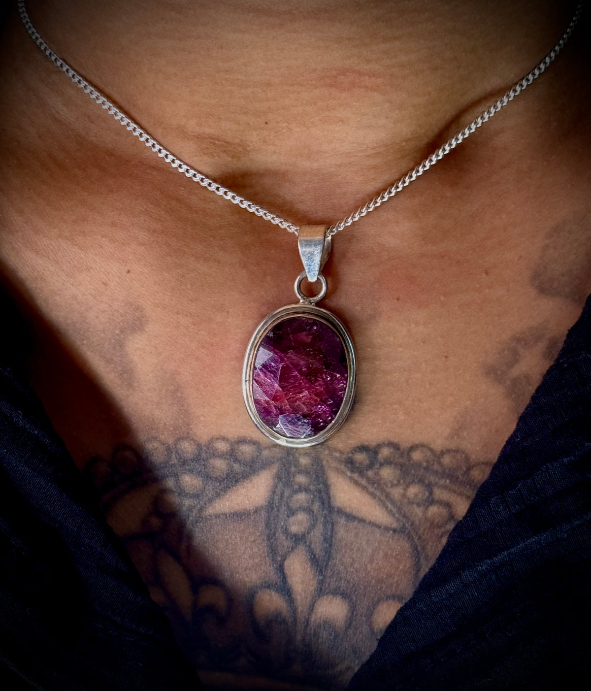 Rose Ruby Pendant