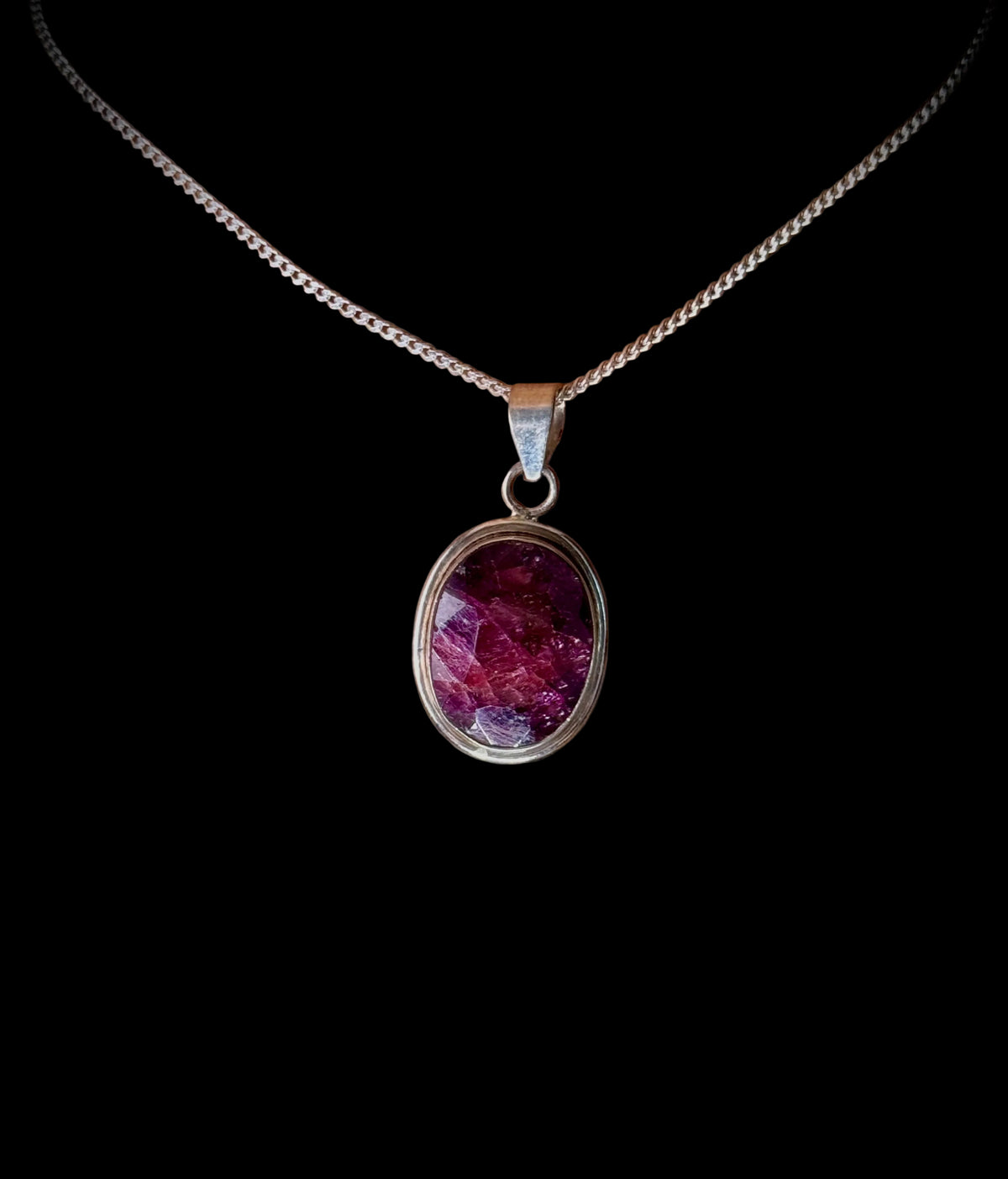 Rose Ruby Pendant