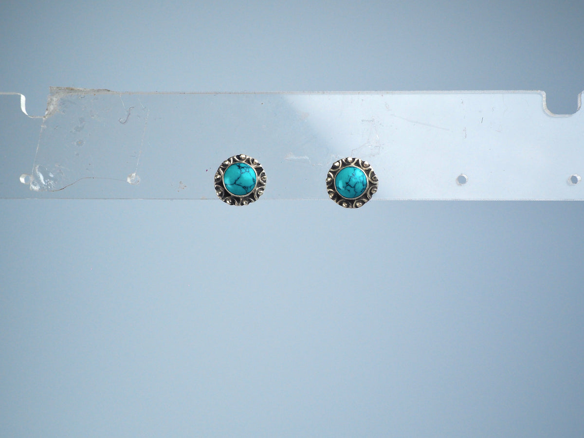 Turqoise stud earring Silver 925