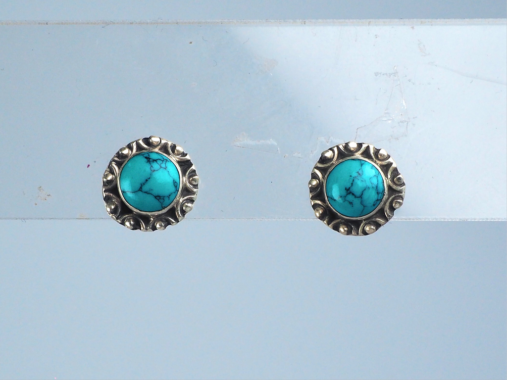Turqoise stud earring Silver 925