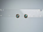 Labradorite stud earring Silver  925