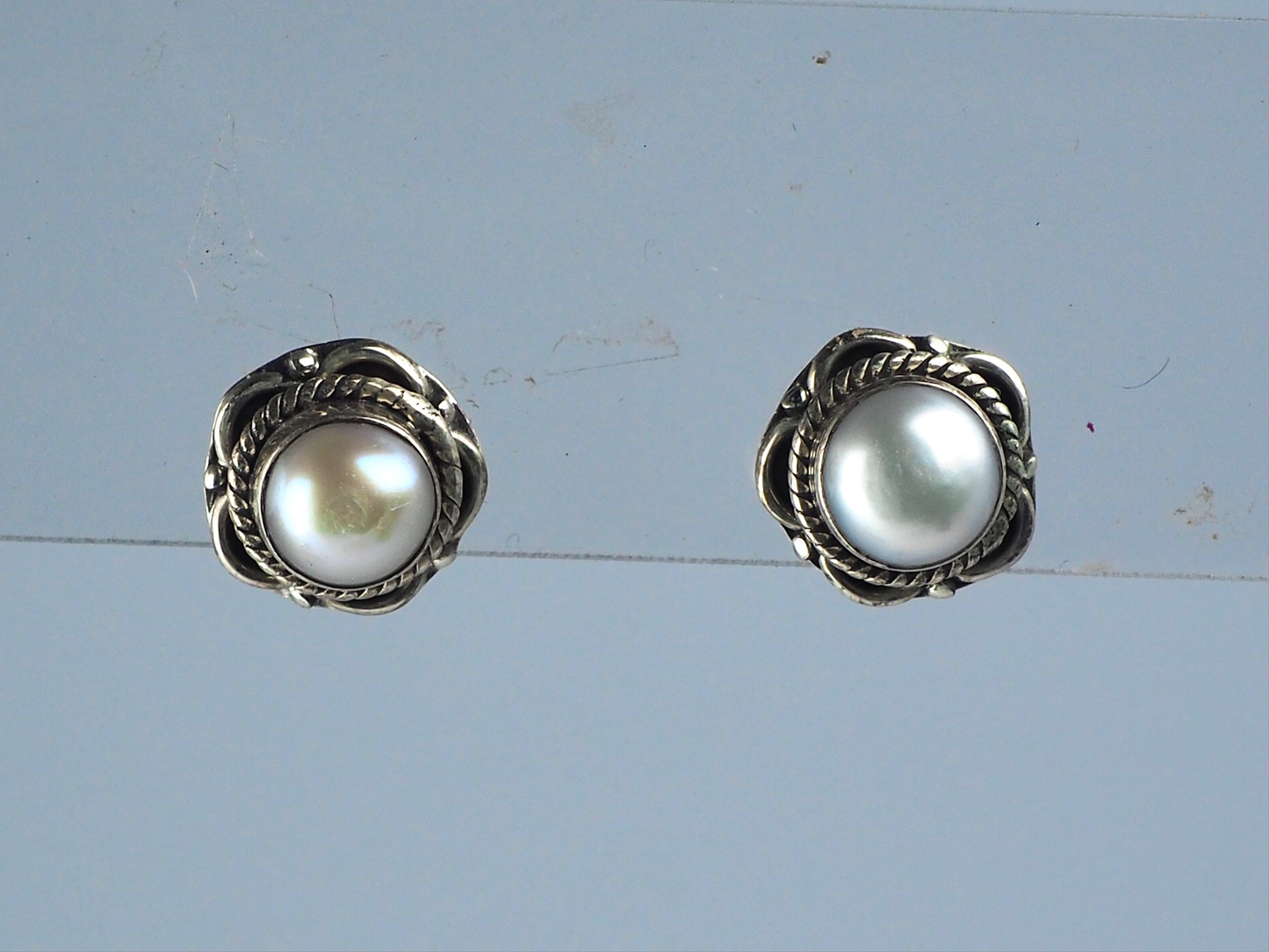Pearl stud earring Silver 925