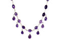 Amethist Necklace Silver 925