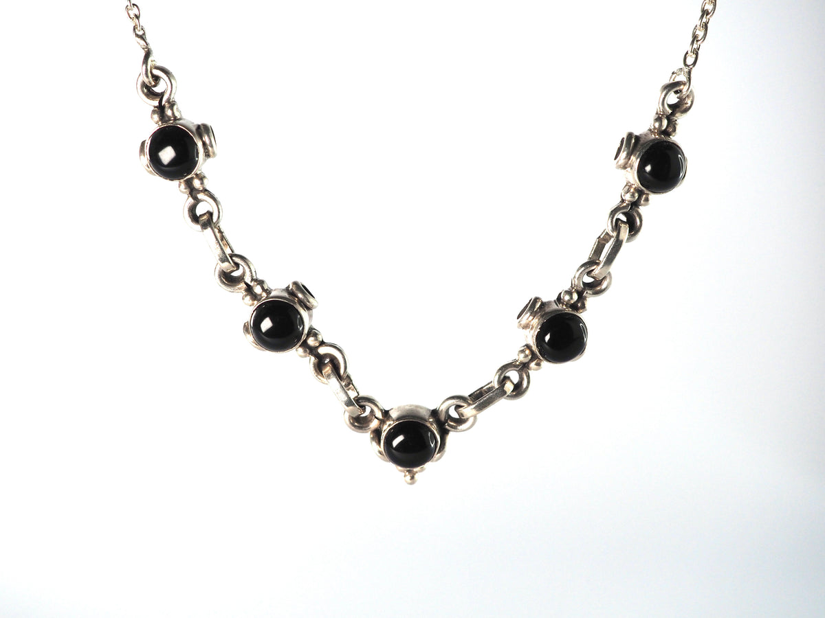 Onyx Necklace Silver 925