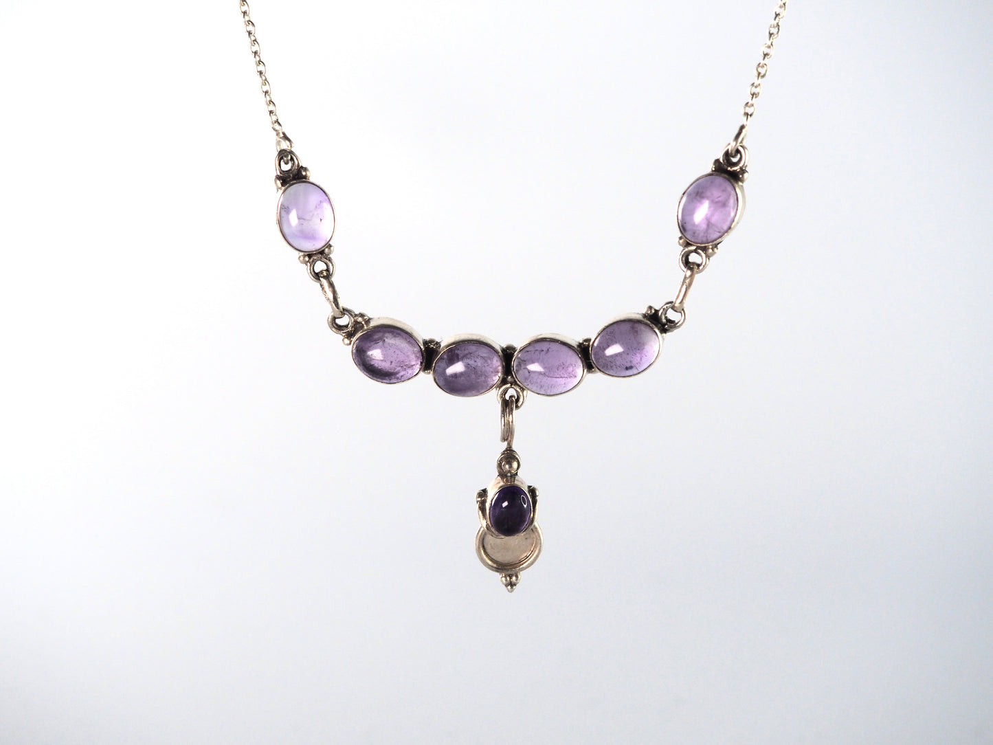 Amethist Necklace Silver 925