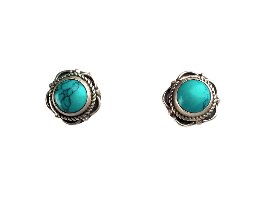 Turqoise stud earring Silver 925