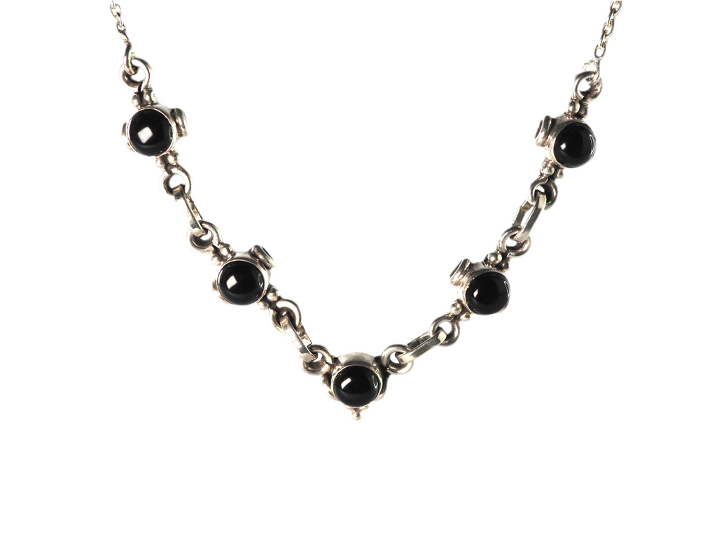 Onyx Necklace Silver 925