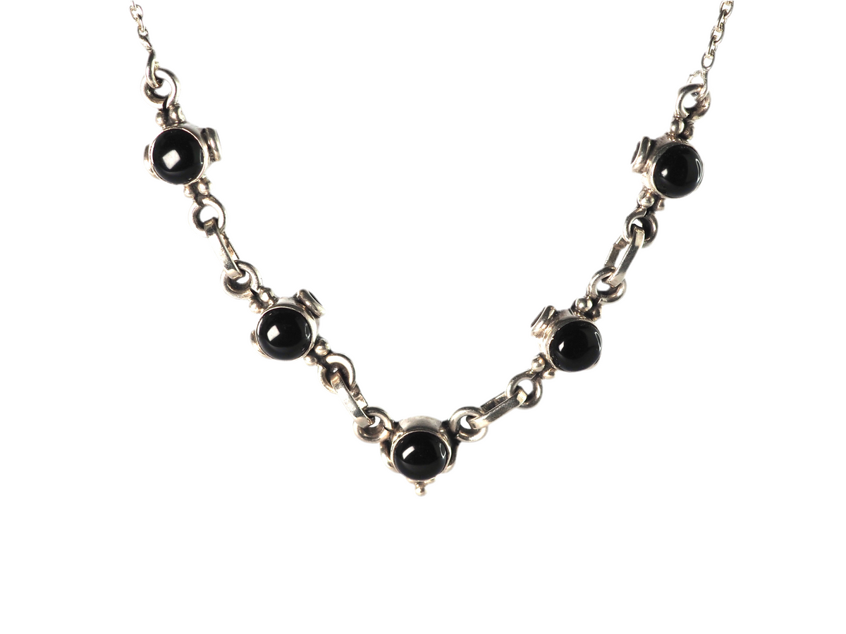 Onyx Necklace Silver 925