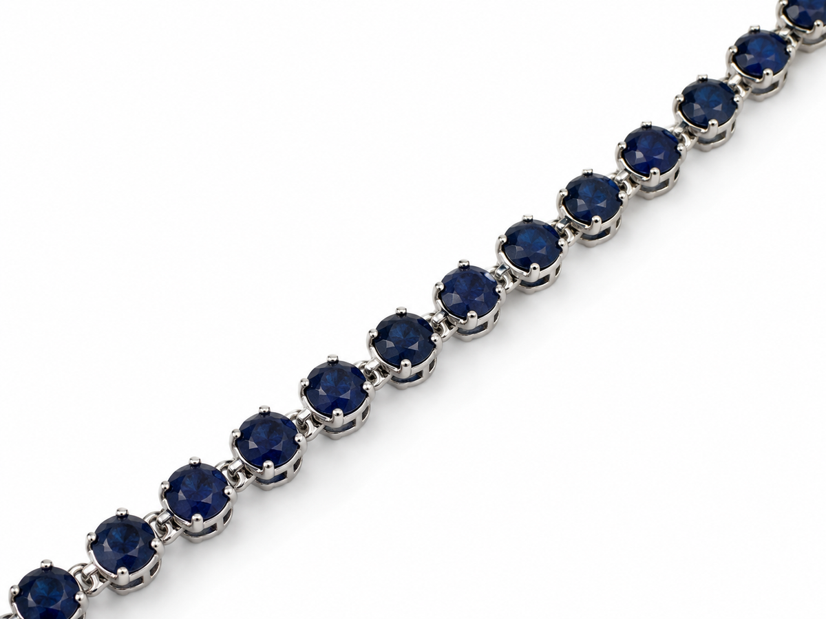 Flow blue-sapphire  small Bracelet