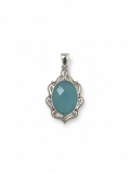 Blue agaat pendant