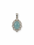 Blue agaat pendant