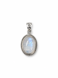 Moonstone round pendant