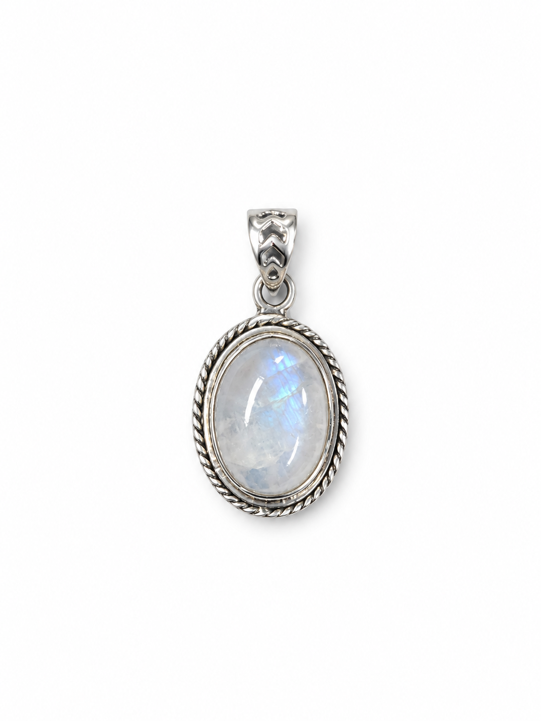 Moonstone round pendant