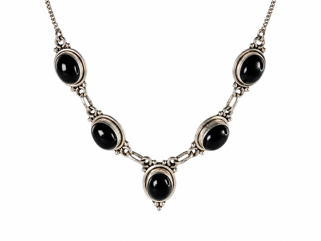 Onyx Necklace Silver 925