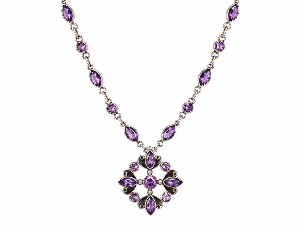 Eternal Bloom Necklace Amethist