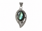 Luminous Labradorite Fosi Pendant