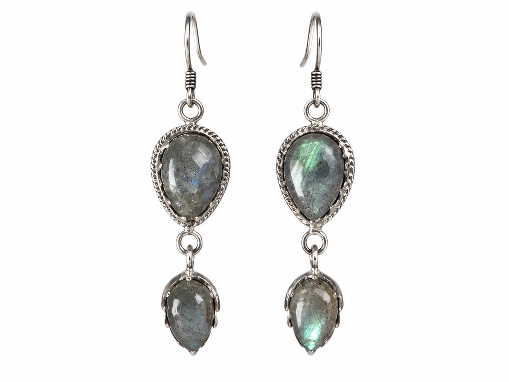 Labradorite Earpiece Silver 925 ?