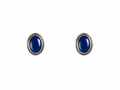 Lapis Lazuli stud earring Silver 925