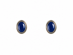 Lapis Lazuli stud earring Silver 925