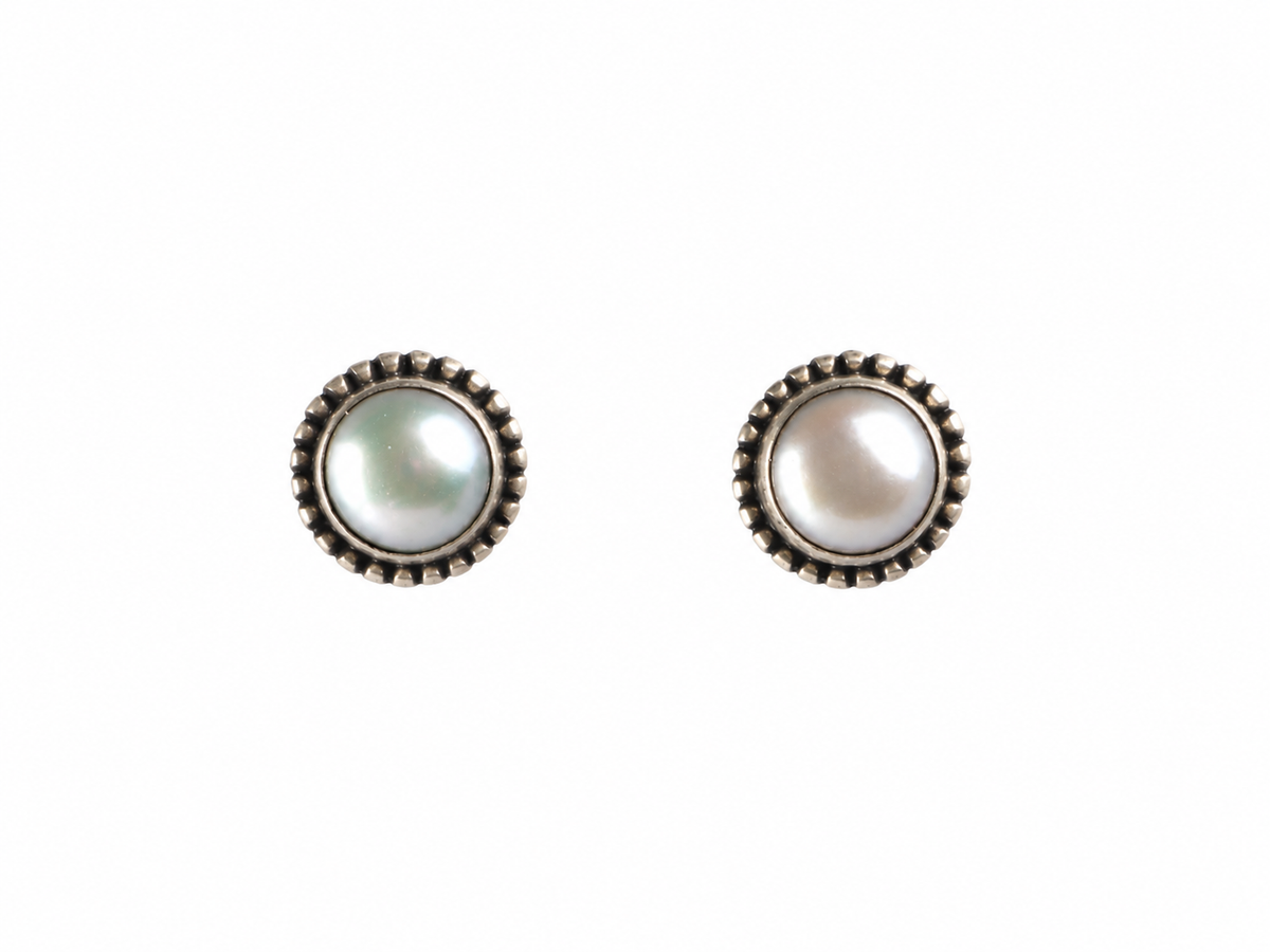 Pearl stud earring Silver 925