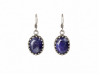Blue Sapphire Earpiece Silver 925
