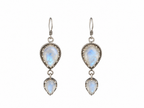Moonstone Earpiece Silver 925