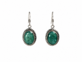 Green Emrald Earpiece Silver 925