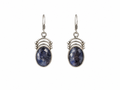 Blue Sapphire Earpiece Silver 925