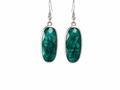 Green Emerald Earpiece Silver 925