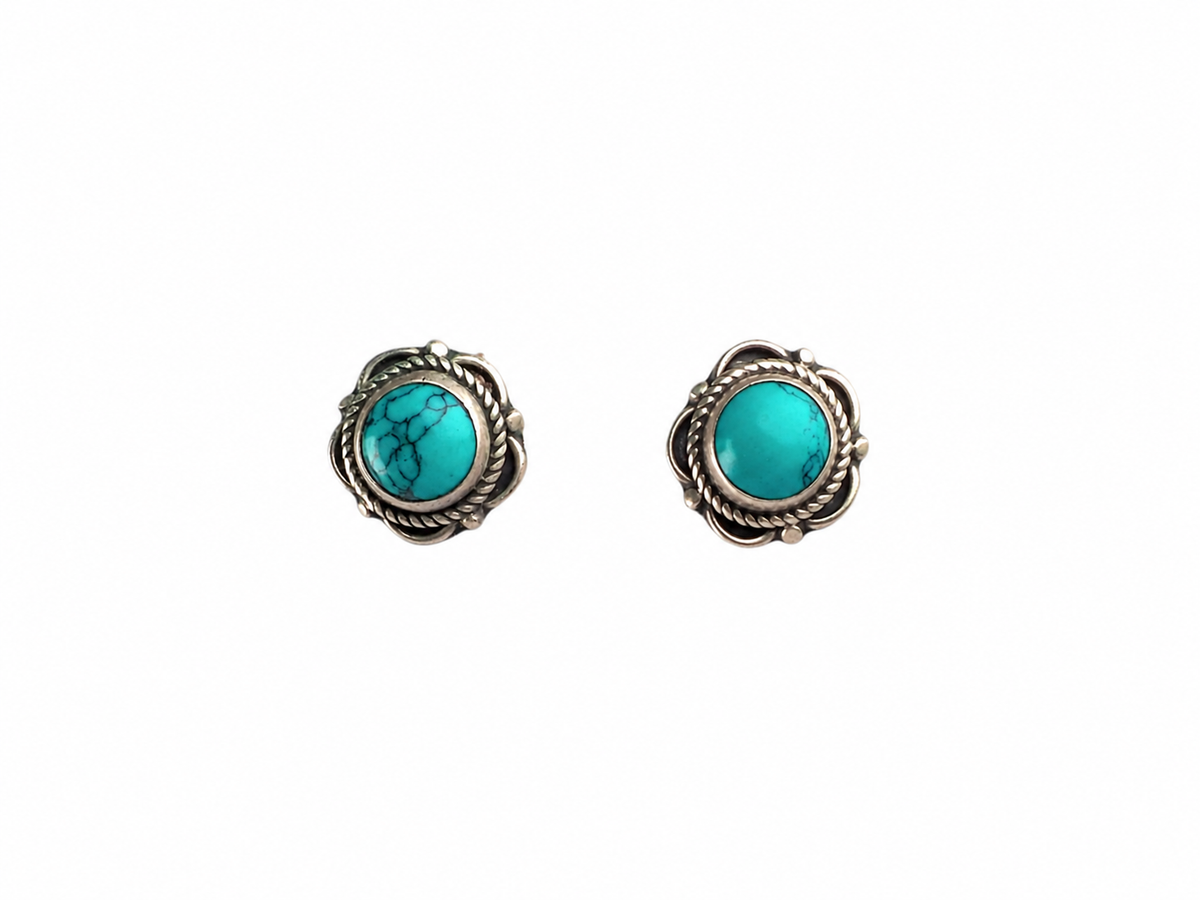 Turqoise stud earring Silver 925
