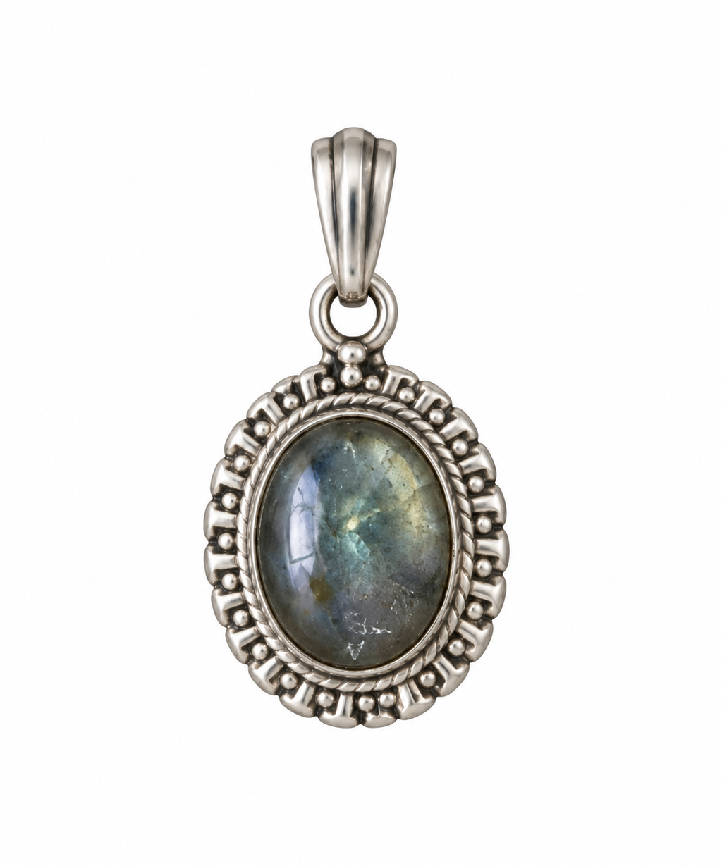 Luminous Labradorite  Sol Pendant
