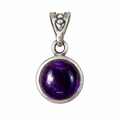 Amethist Round Pendant
