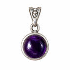 Amethist Round Pendant