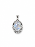 Moonstone round pendant