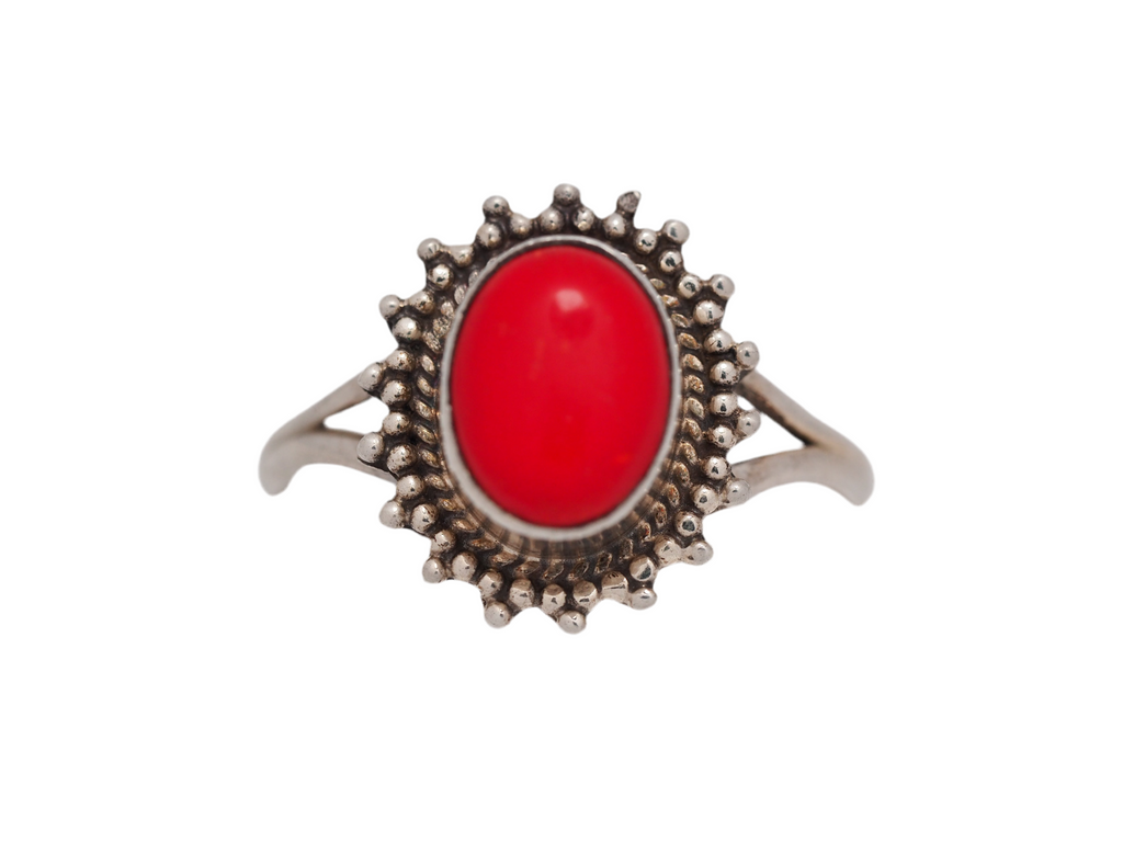 Solsu SponsCoral Ring