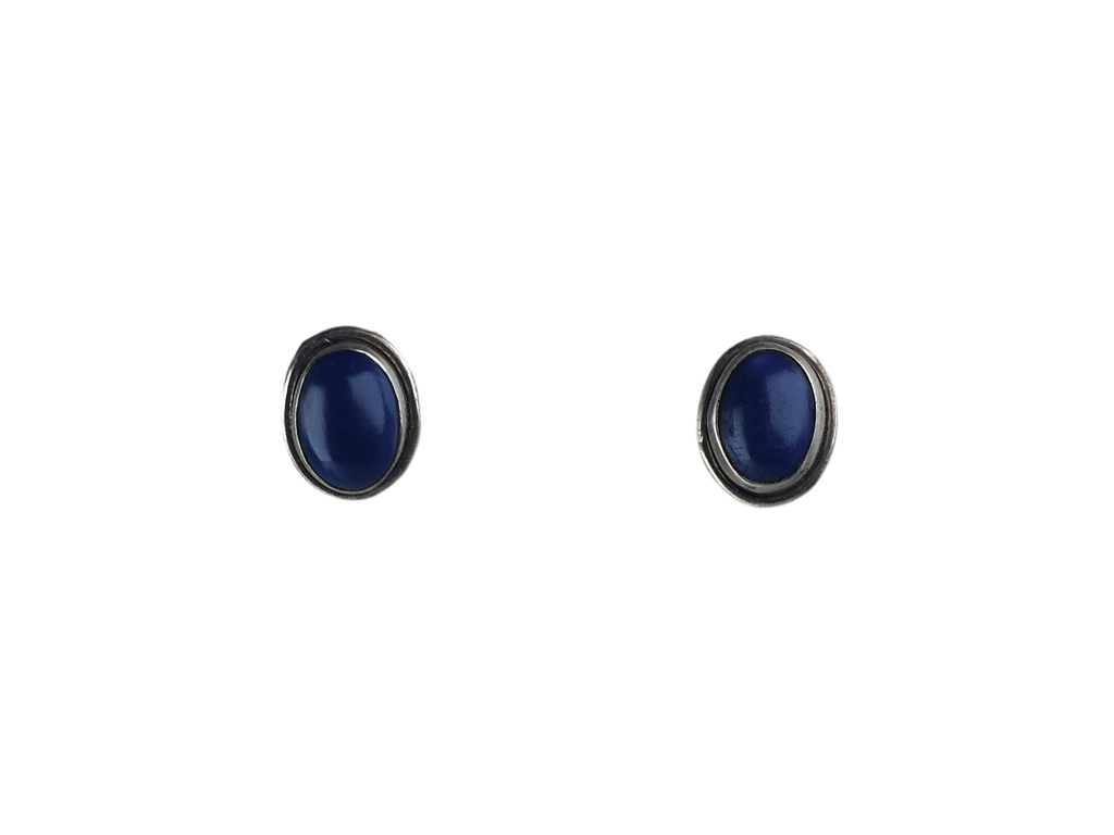 Lapis Lazuli stud earring Silver 925