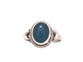 Cirlun Blue Agate Ring