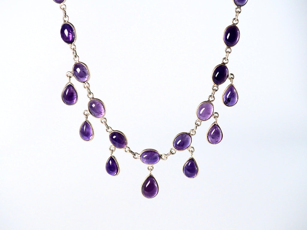 Amethist Necklace Silver 925